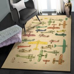 Aircraft Non Shedding Area Rug, Airplane GS CL Rug