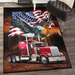 America Gifts Cool Rugs, American Eagle Trucker Rug