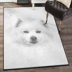 American Eskimo Puppy Indoor Outdoor Carpet, American Eskimo Rug