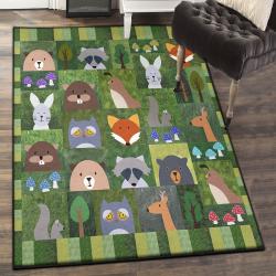Animal Art Deco Rug, Animal Rug