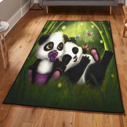 Bamboo Panda Area Rugs, Panda Rug