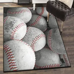 Baseball America Bedroom Rugs, Baseball Rug