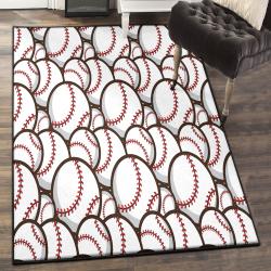 Baseball Indoor Outdoor Rugs, Baseball Rug