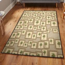 Beach Vacation Non Shedding Area Rug, Palm Tree Rug