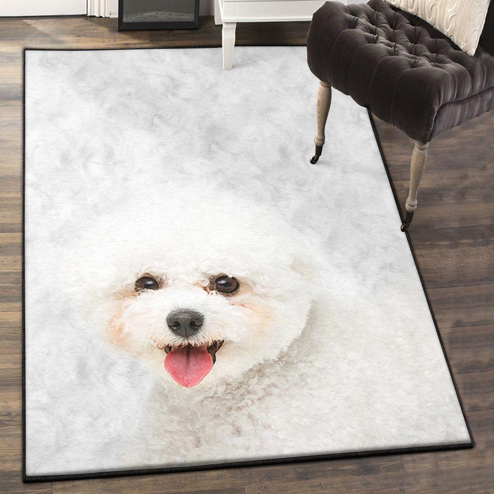Bichon Frise Dog Non Shedding Area Rug, Bichon Frise 1250 Rug