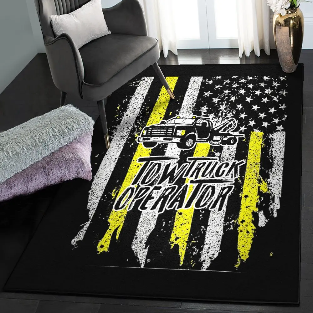 Businessman Large Area Rugs, Proud Tow Truck Operator 5 GS CL Rug