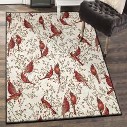 Cardinals Area Rugs For Living Room, Cardinal Rug