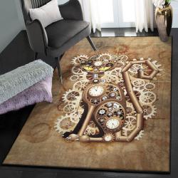Cat Large Living Room Rugs, Steampunk Cat GS CL Rug