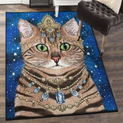 Cat Washable 2 Area Rugs, Cat Rug