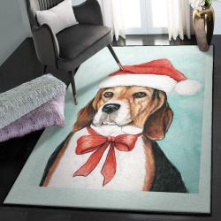 Christmas Cool Rugs, A Beagle Christmas GS CL Rug