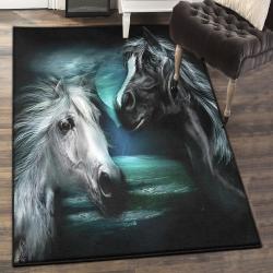 Crescent Art Deco Rug, Arabian Moon Rug