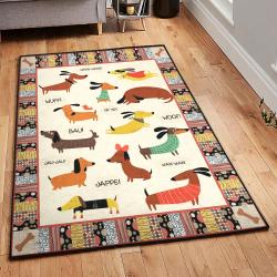 Dachshund Carpets For Living Room, Dachshund Rug