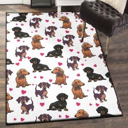 Dachshund Dog Carpets For Living Room, Dachshund Rug