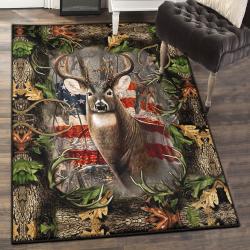 Deer Hunting Bedroom Rugs, Deer Hunting Rug
