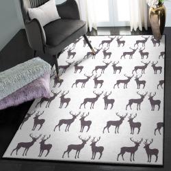 Deer Hunting Indoor Outdoor Rugs, Deer Rug