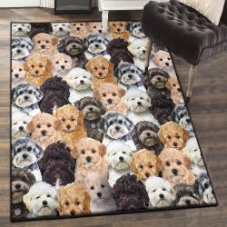 Dog Mom Gift Modern Rugs, You Will Have A Bunch Of Maltipoos Rug