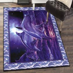 Dolphin Dining Room Rug, Dolphin's Night Life GS Rug