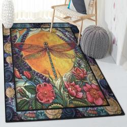 Dragonfly Indoor Outdoor Rugs, Gearsly Dragonfly Rug