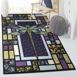 Dragonfly Modern Area Rugs, Dragonfly Rug