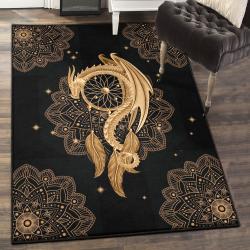 Dreamcatcher Large Living Room Rugs, Dreamcatcher Dragon Rug
