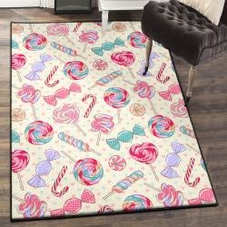 Dried Candy Playroom Rug, Candy Pattern Rug