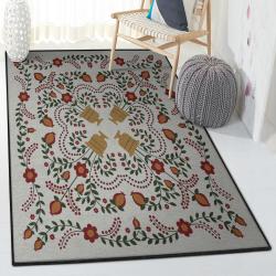 Flower Garden Bedroom Rugs, Flower Pots Rug