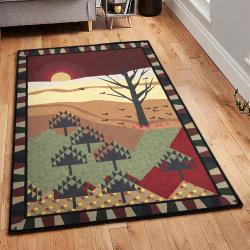 Forest Washable Area Rugs, Forest Rug