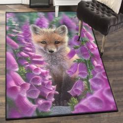 Fox Bedroom Rugs, Foxgloves Fox Rug