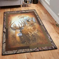 Fox Hunting Carpets For Living Room, Hunting Love Parrots Like GS CL Rug