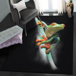 Frog Art Deco Rug, Frog Rug