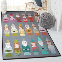 Garden Gnomes Area Rugs, Norm Nanette Gnomes Rug