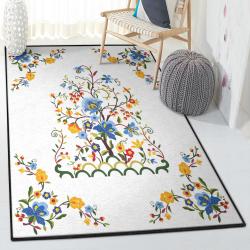 Gardener Indoor Outdoor Rugs, Flower Garden Rug