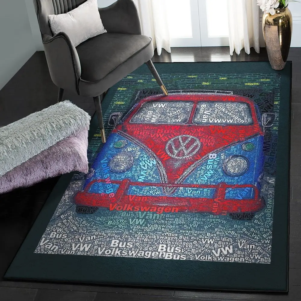 Gift For Bus Driver Outdoor Carpet, Bus Van GS CL Rug
