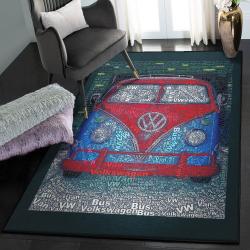 Gift For Bus Driver Outdoor Carpet, Bus Van GS CL Rug