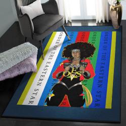 Gift For Eastern Star Living Room Rugs, Oes Rug