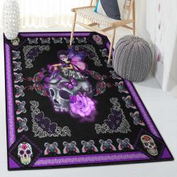 Girl Cool Rugs, Sugar Skull Butterfly Girl GS CL Rug