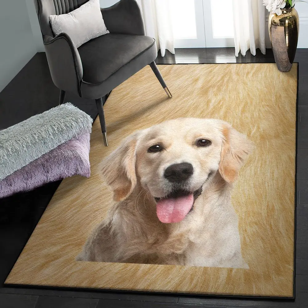 Golden Retriever Dog Area Rugs, Golden Retriever GS CL Rug