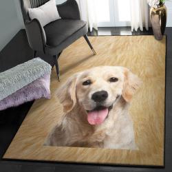 Golden Retriever Dog Area Rugs, Golden Retriever GS CL Rug