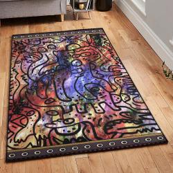 Graffiti Art Large Living Room Rugs, Graffiti Rug