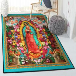 Guadalupe Indoor Outdoor Carpet, Beautiful Our Lady Of Guadalupe Rug