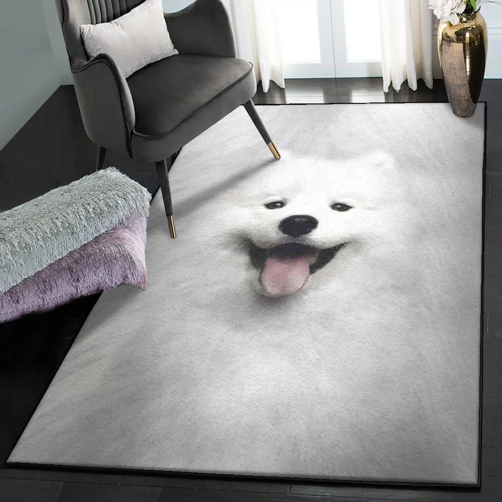 Herding Dogs Art Deco Rug, Samoyed 1244 Rug