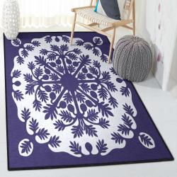 Holiday Washable Area Rugs, Hawaiian Pineapple Rug