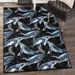 Humpback Whale Kitchen Rugs, Humpback Whale Pattern 1 GS CL Rug