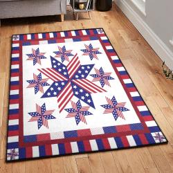 Indoor Outdoor Carpet, Patriotic Rug