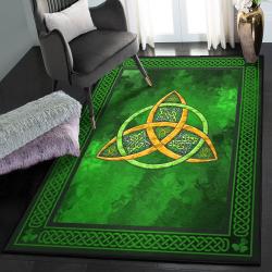 Irish Washable Area Rugs, Irish Symbol Celtic Rug