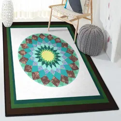 Lancaster County Large Area Rugs, Giant Dahlia Amish Rug