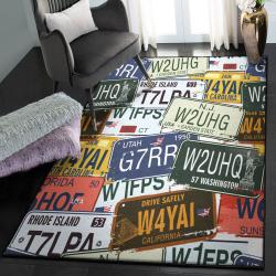 Large Area Rugs, License Plate GS CL Rug
