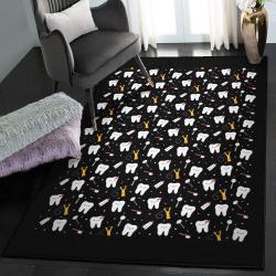 Large Living Room Rugs, Dental Cute GS CL Rug
