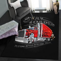 Lorry Bedroom Rugs, Truck GS CL Rug