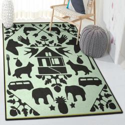 Mammal Washable Rugs, Animals Rug
